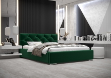 ŁÓŻKO TAPICEROWANE ORLENOMIX Z POJEMNIKIEM NA POŚCIEL